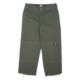 DICKIES Skateboarding Mens Trousers Green Regular Straight W30 L24