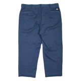 DICKIES Workwear Mens Trousers Blue Relaxed Tapered W40 L26