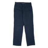 DICKIES Workwear Womens Trousers Blue Slim Tapered W30 L30