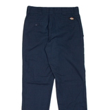 DICKIES Workwear Womens Trousers Blue Slim Tapered W30 L30