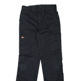 DICKIES Workwear Mens Trousers Black Regular Straight W30 L33
