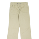 DICKIES Workwear Womens Trousers Beige Relaxed Straight W28 L31