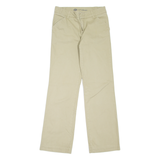 DICKIES Workwear Womens Trousers Beige Relaxed Straight W28 L31