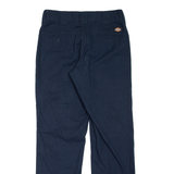 DICKIES Workwear Womens Trousers Blue Slim Tapered W29 L30