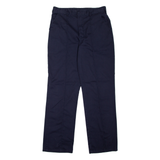 DICKIES Redhawk Workwear Mens Trousers Blue Regular Straight W34 L32