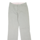 DICKIES Workwear Womens Trousers Grey Relaxed Straight W30 L32