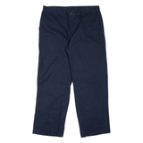 DICKIES Workwear Mens Trousers Blue Loose Straight W36 L30