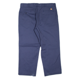 DICKIES 874 Workwear Mens Trousers Blue Regular Straight W38 L26