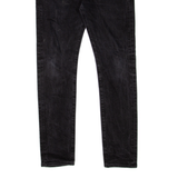 LEVI'S 501S Jeans Mens Black Skinny Straight W32 L32