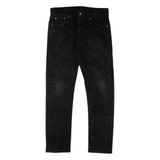 LEVI'S 502 Jeans Mens Black Regular Tapered W30 L32