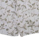 LEVI'S Mens Chino Shorts White Floral M W30