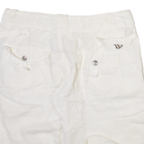 RALPH LAUREN Womens Cargo Shorts White M W30