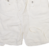 RALPH LAUREN Womens Cargo Shorts White M W30