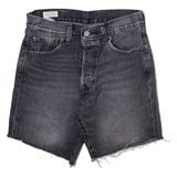 LEVI'S 501 93 Big E Womens Denim Shorts Grey S W29