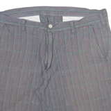 CARHARTT Mens Casual Shorts Grey Check L W36