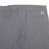 CARHARTT Mens Casual Shorts Grey Check L W36