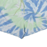 DICKIES Tie Dye Womens Casual Shorts Blue S W26