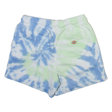DICKIES Tie Dye Womens Casual Shorts Blue S W26