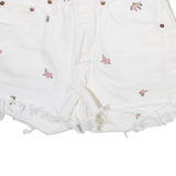 LEVI'S 501 Womens Casual Shorts Cream Floral XS W26