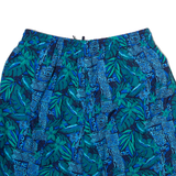 SPEED WAY Mens Swimming Shorts Blue Floral M W28