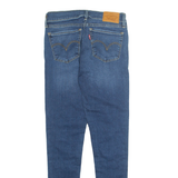 LEVI'S 710 Womens Jeans Blue Regular Tapered Stone Wash W25 L28