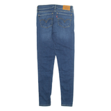 LEVI'S 710 Womens Jeans Blue Regular Tapered Stone Wash W25 L28