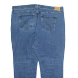 LEVI'S Womens Jeans Blue Relaxed Tapered Stone Wash W48 L27