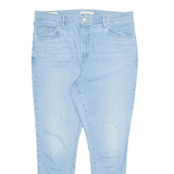 LEVI'S Womens Jeans Blue Regular Tapered Stone Wash W36 L32