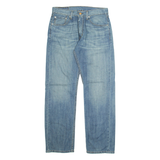 LEVI'S Mens Jeans Blue Regular Straight Stone Wash W32 L30
