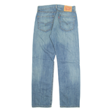 LEVI'S Mens Jeans Blue Regular Straight Stone Wash W32 L30