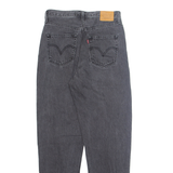 LEVI'S Womens Jeans Grey Regular Tapered W27 L31