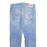 LEVI'S Mens Jeans Blue Regular Straight Stone Wash W32 L28