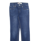 LEVI'S Womens Jeans Blue Regular Tapered Stone Wash W26 L28