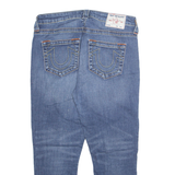 TRUE RELIGION Womens Jeans Blue Regular Skinny Stone Wash W28 L22