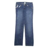 TRUE RELIGION Mens Jeans Blue Regular Straight Stone Wash W29 L32