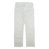 TRUE RELIGION Mens Jeans Grey Regular Straight W28 L27