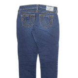 TRUE RELIGION Womens Jeans Blue Regular Tapered Stone Wash W28 L27