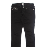 TRUE RELIGION Womens Jeans Black Regular Straight W28 L32