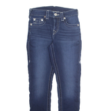 TRUE RELIGION Womens Jeans Blue Regular Skinny Stone Wash W26 L29
