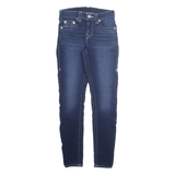 TRUE RELIGION Womens Jeans Blue Regular Skinny Stone Wash W26 L29