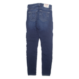 TRUE RELIGION Womens Jeans Blue Regular Skinny Stone Wash W26 L29