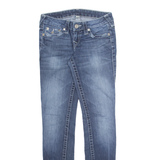 TRUE RELIGION Womens Jeans Blue Regular Skinny Stone Wash W26 L31