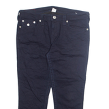 TRUE RELIGION Womens Jeans Blue Regular Tapered W33 L24