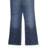 7 FOR ALL MANKIND Womens Jeans Blue Regular Bootcut Stone Wash W26 L28