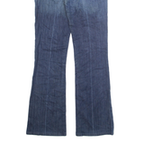 7 FOR ALL MANKIND Womens Jeans Blue Regular Bootcut Stone Wash W26 L28