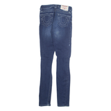 TRUE RELIGION Womens Jeans Blue Slim Skinny Stone Wash W25 L28