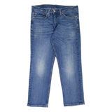 LEVI'S 511 Jeans Mens Blue Slim Straight Stone Wash W32 L26