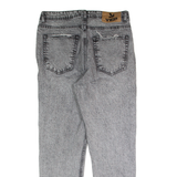 YEP Distressed Mens Jeans Grey Loose Tapered Acid Wash W30 L26