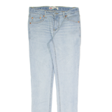 LEVI'S Girls Jeans Blue Slim Tapered Stone Wash W28 L32