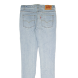 LEVI'S Girls Jeans Blue Slim Tapered Stone Wash W28 L32